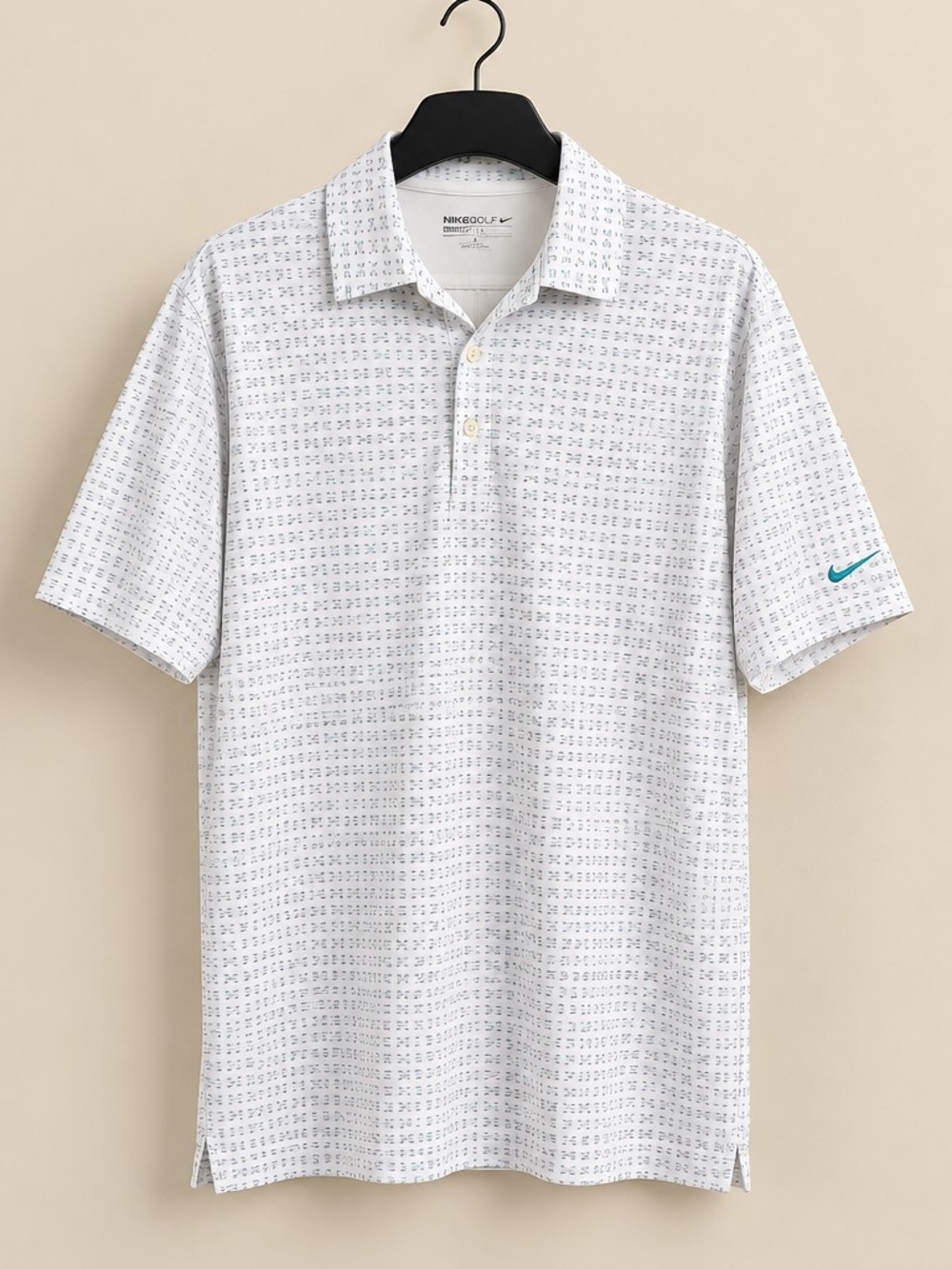 Nike Golf White Printed Polo Shirt